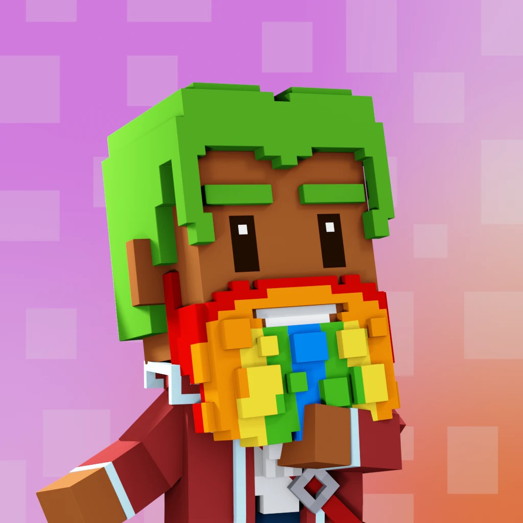 Pirate #8550 voxel render