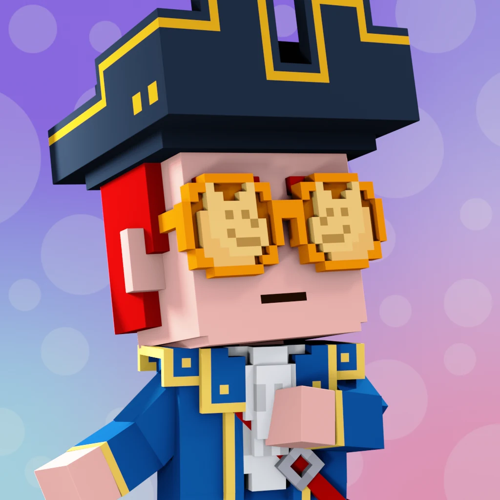 Pirate #8552 voxel render