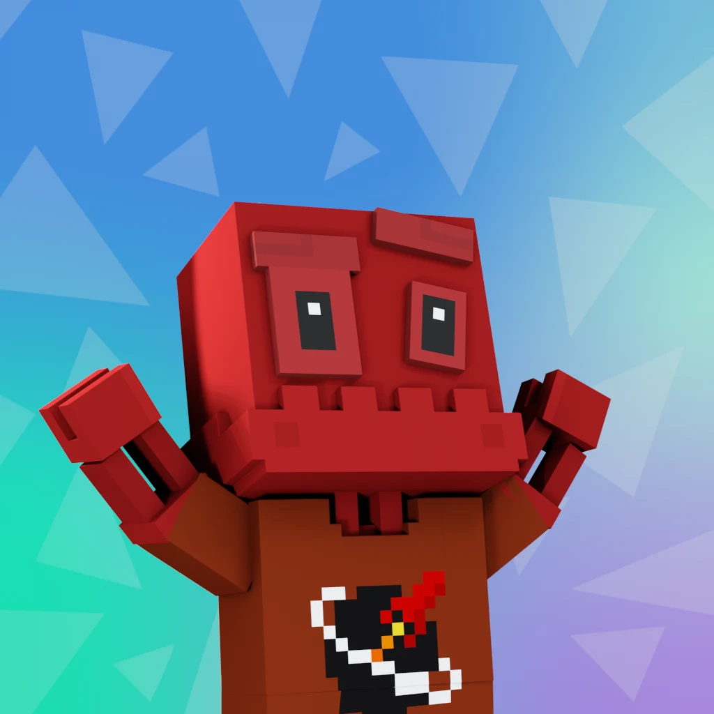 Pirate #8553 voxel render