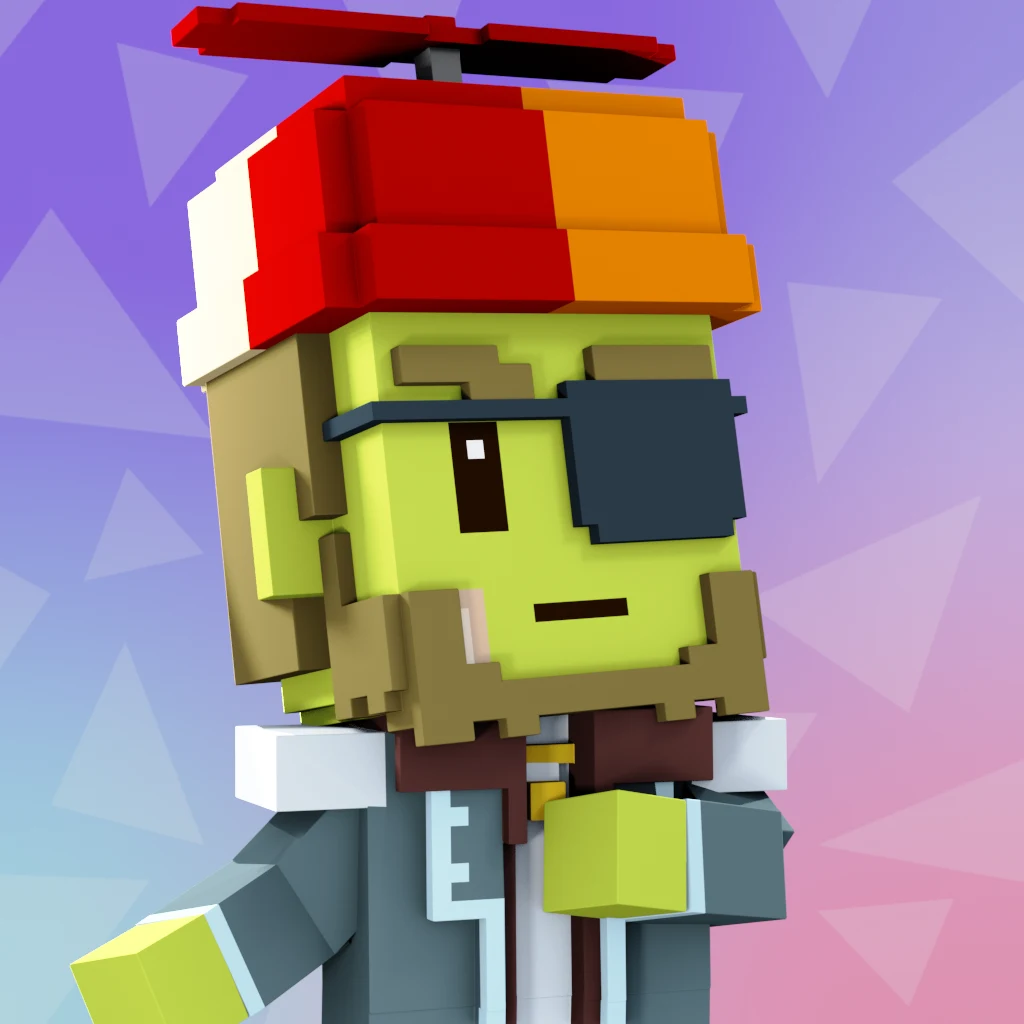 Pirate #8554 voxel render