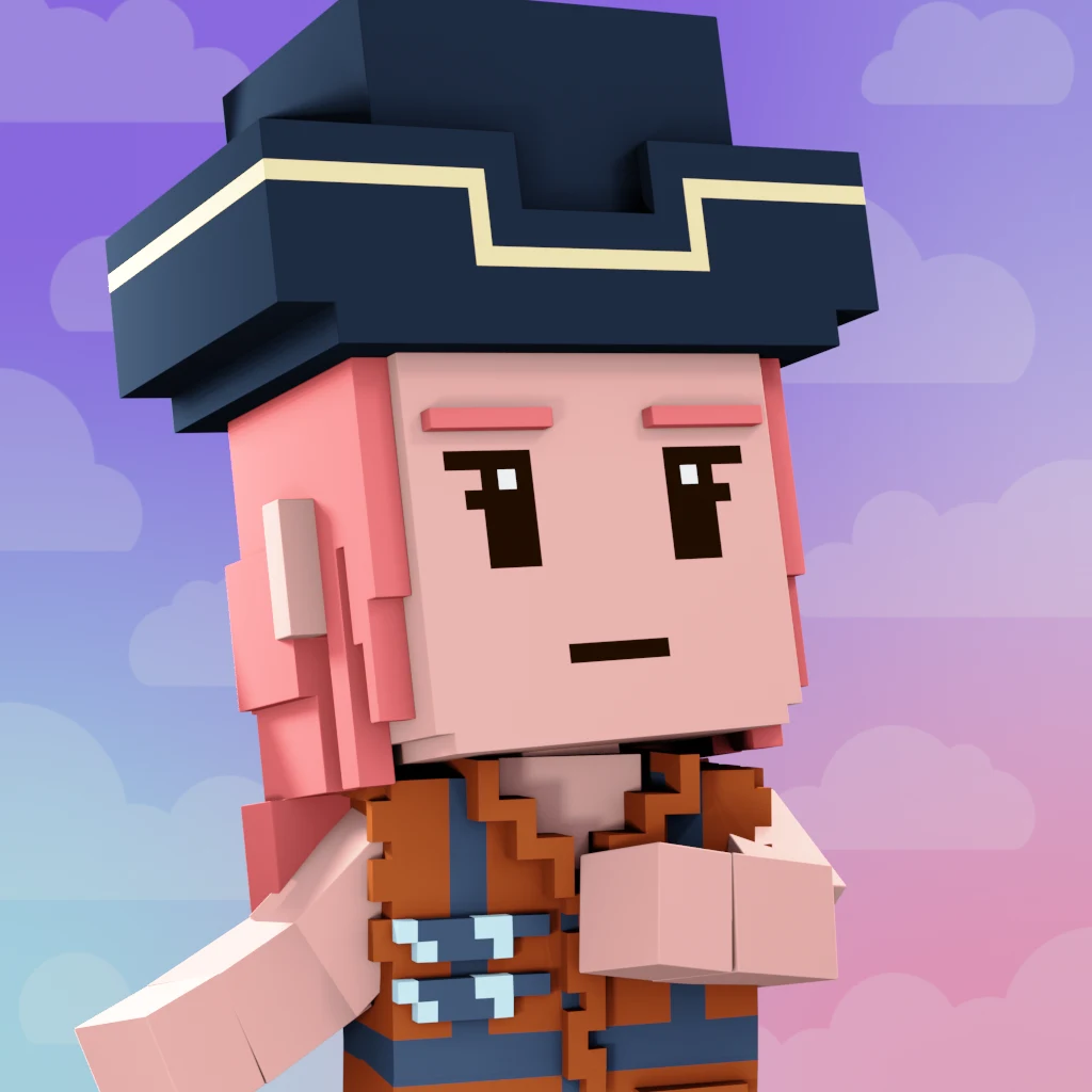 Pirate #8556 voxel render