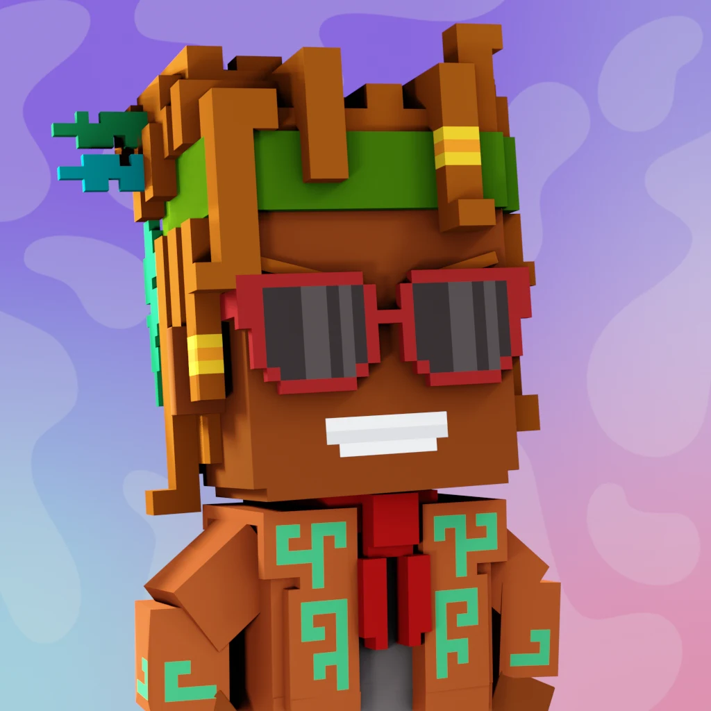 Pirate #8558 voxel render