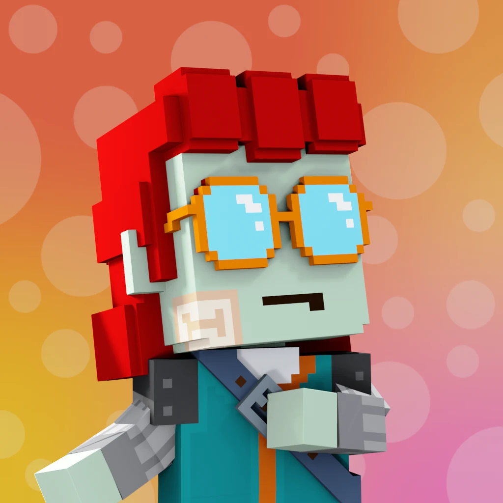 Pirate #8563 voxel render