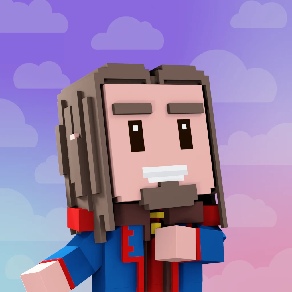 Pirate #8564 voxel render