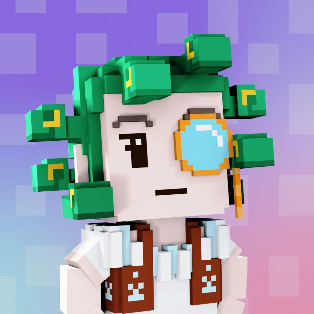 Pirate #8568 voxel render