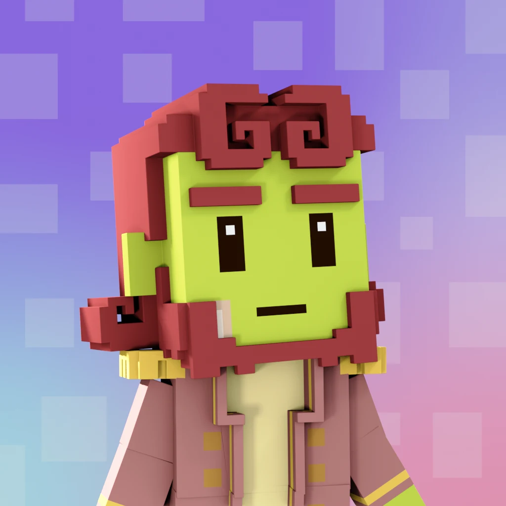 Pirate #8569 voxel render
