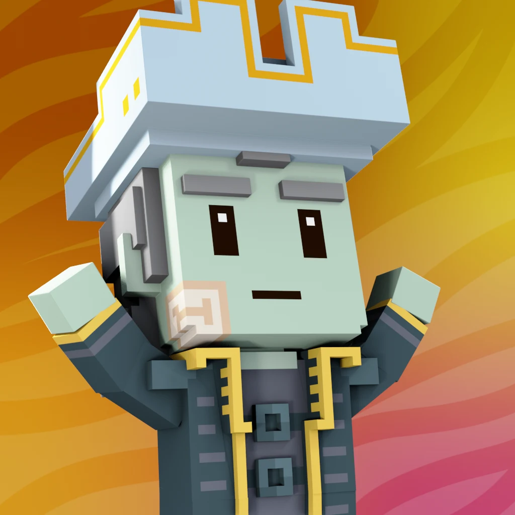 Pirate #857 voxel render