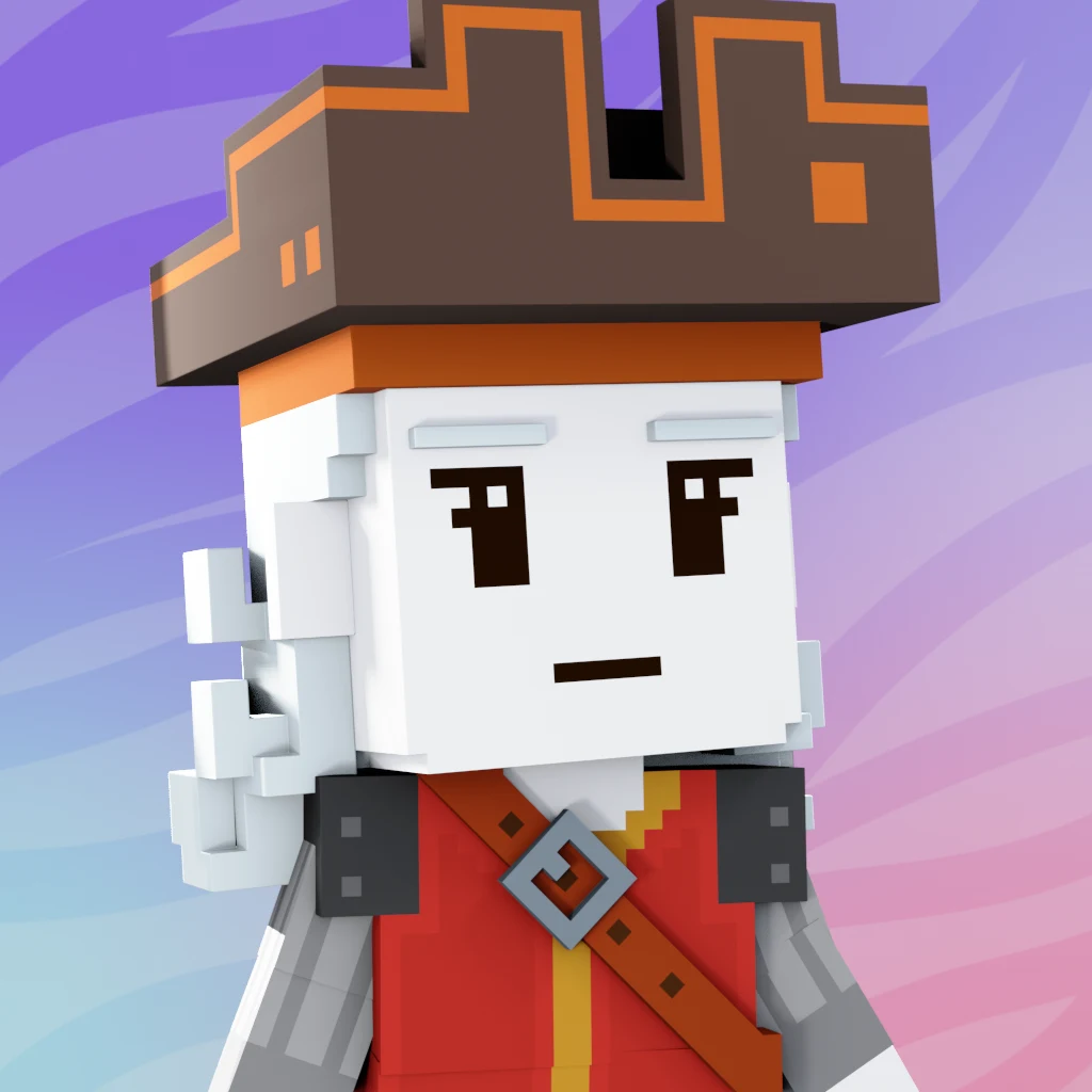 Pirate #8574 voxel render