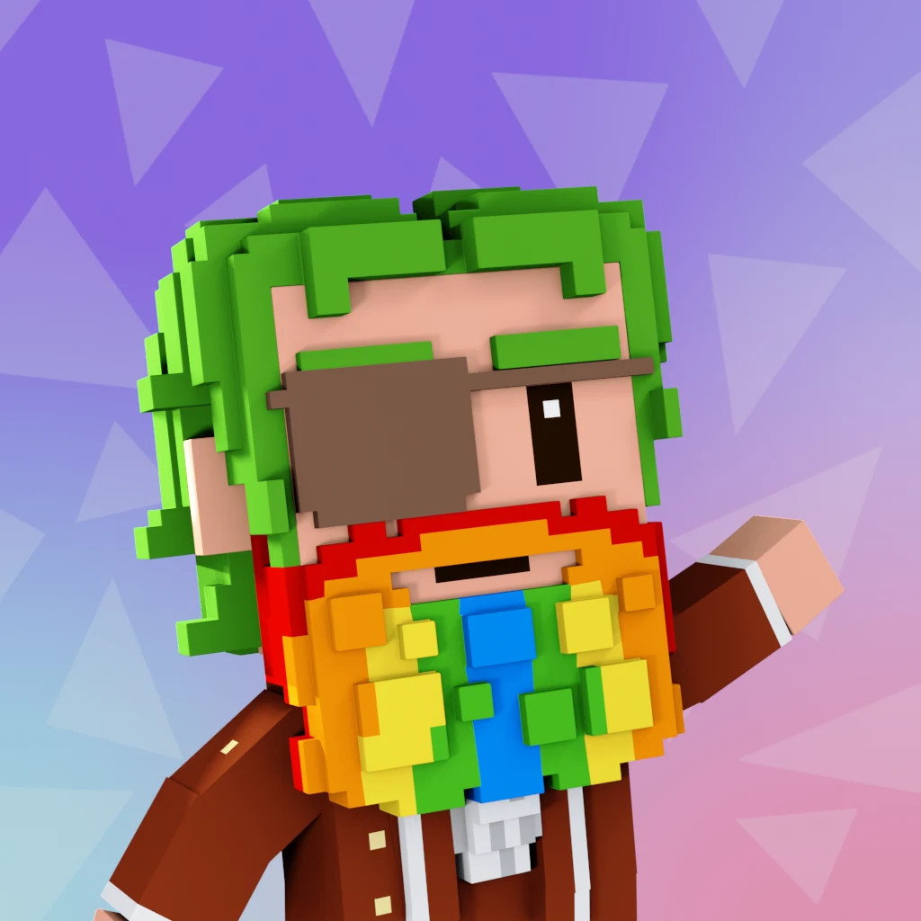 Pirate #8575 voxel render