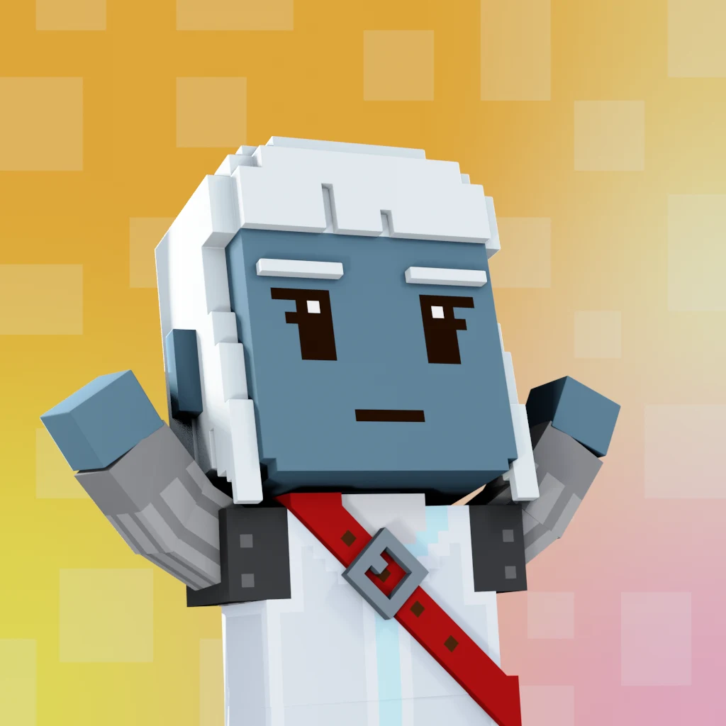 Pirate #8576 voxel render