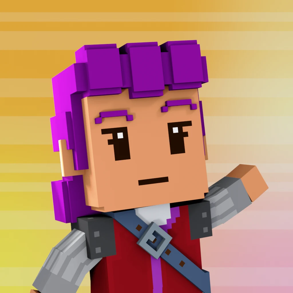 Pirate #8578 voxel render