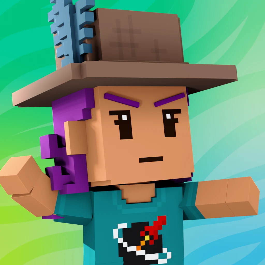 Pirate #8579 voxel render