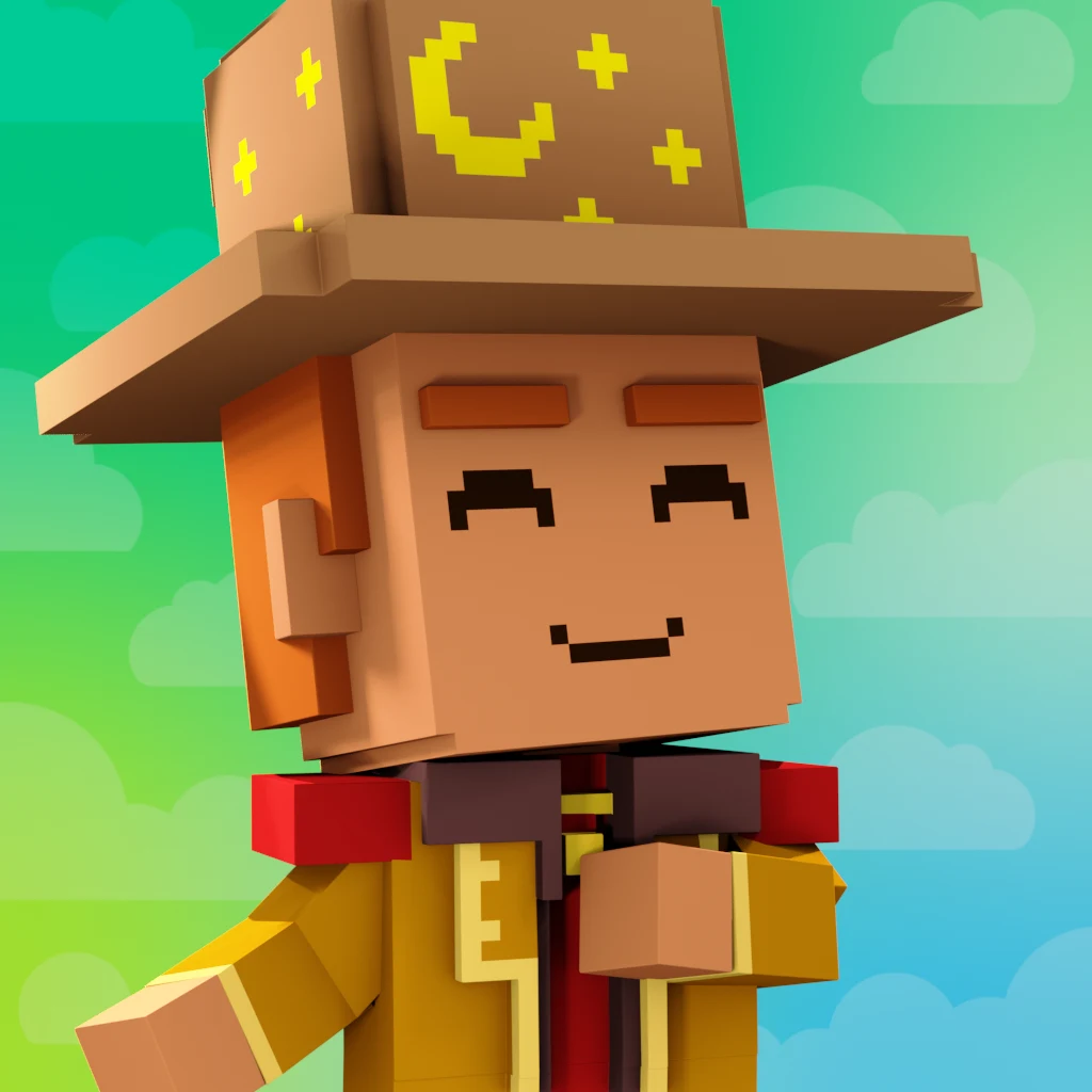 Pirate #8584 voxel render
