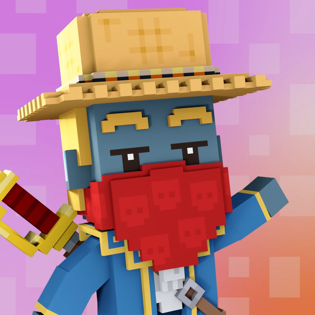 Pirate #8585 voxel render