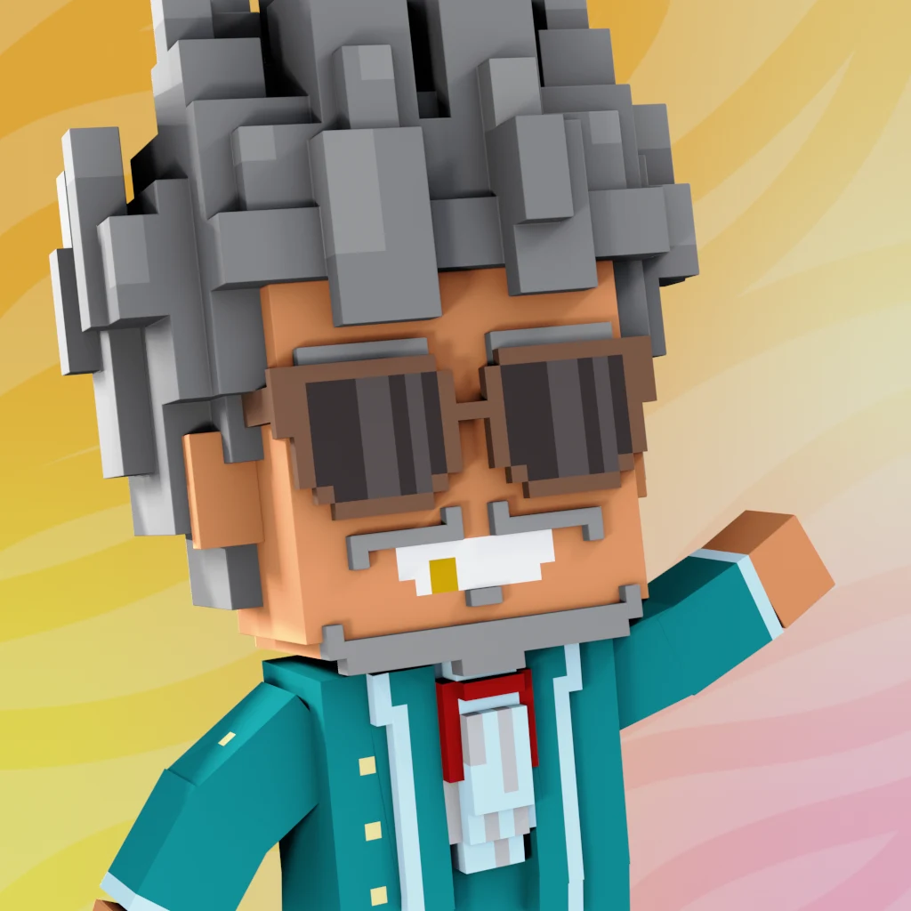 Pirate #8586 voxel render