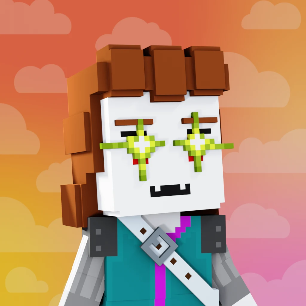 Pirate #8588 voxel render