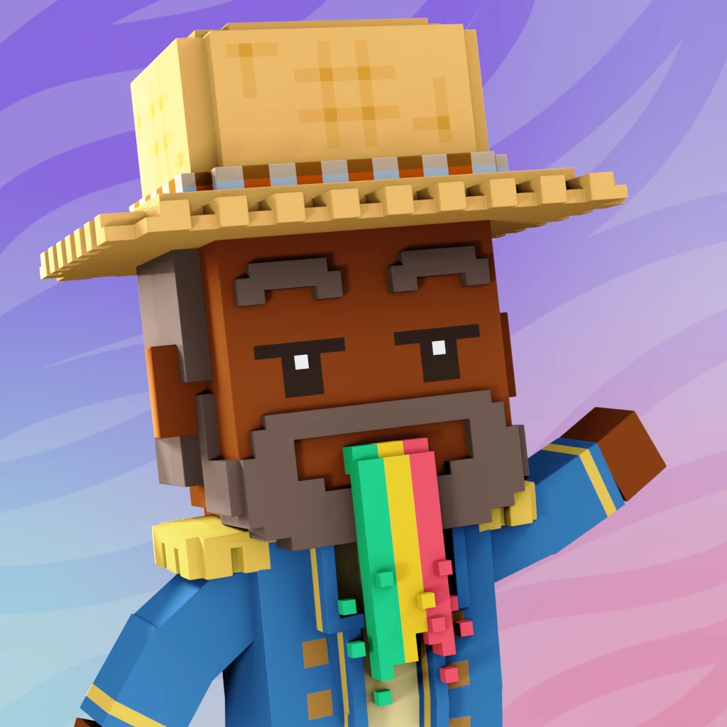 Pirate #8591 voxel render