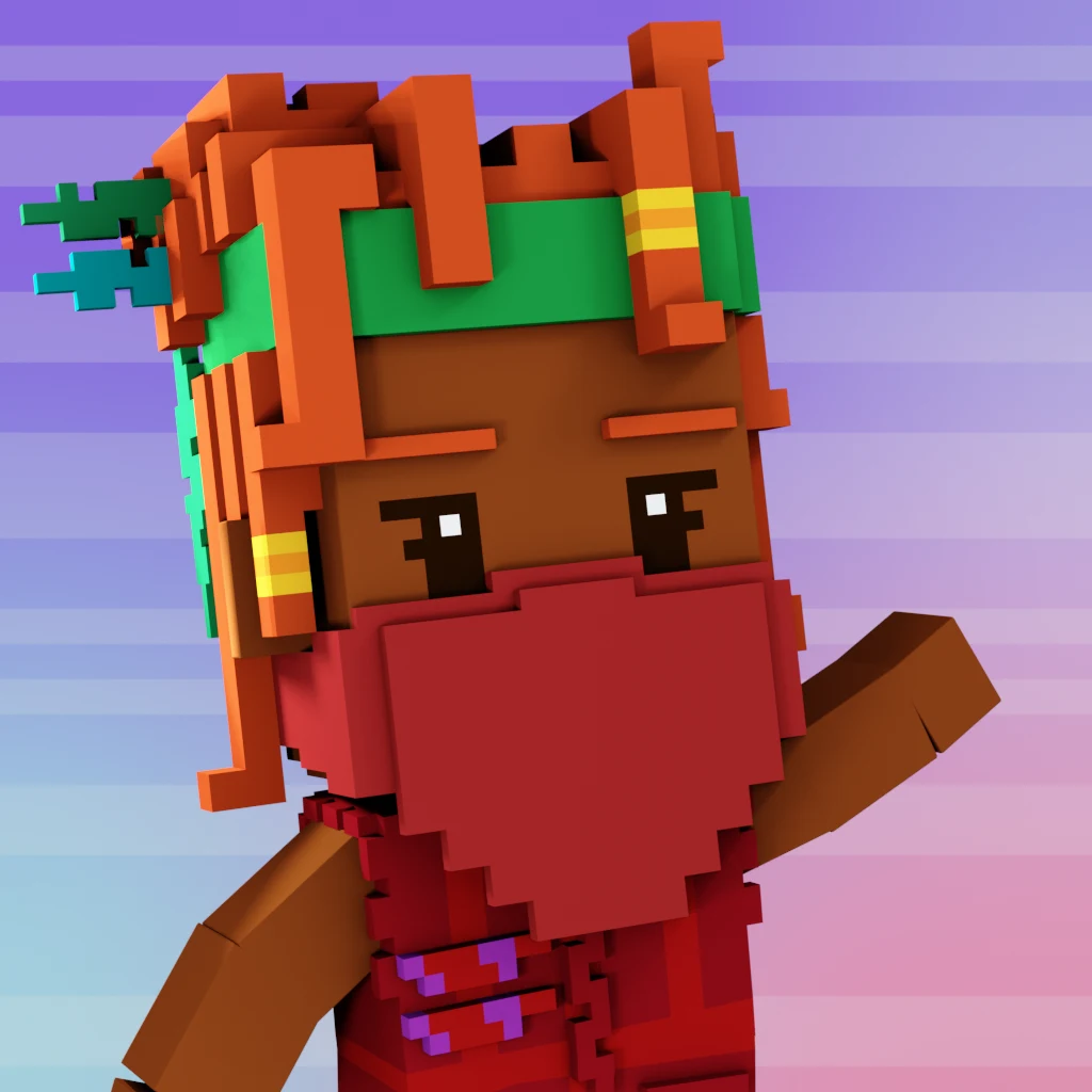Pirate #8596 voxel render