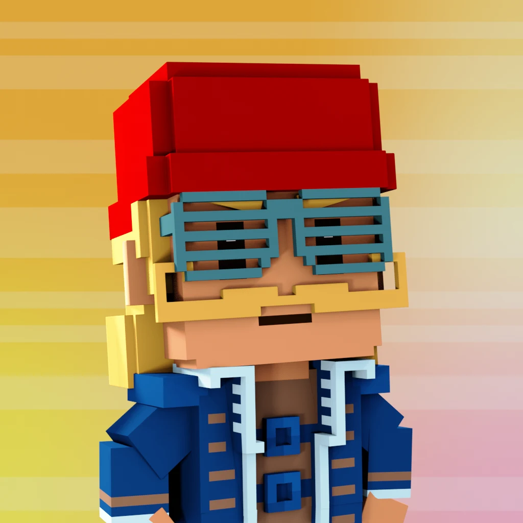 Pirate #8598 voxel render