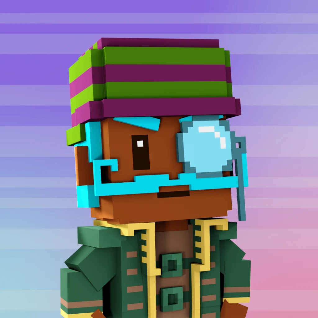 Pirate #8599 voxel render