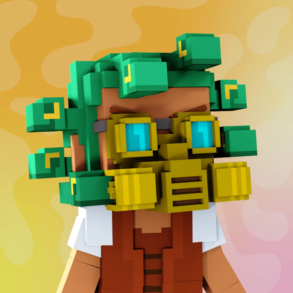 Pirate #860 voxel render