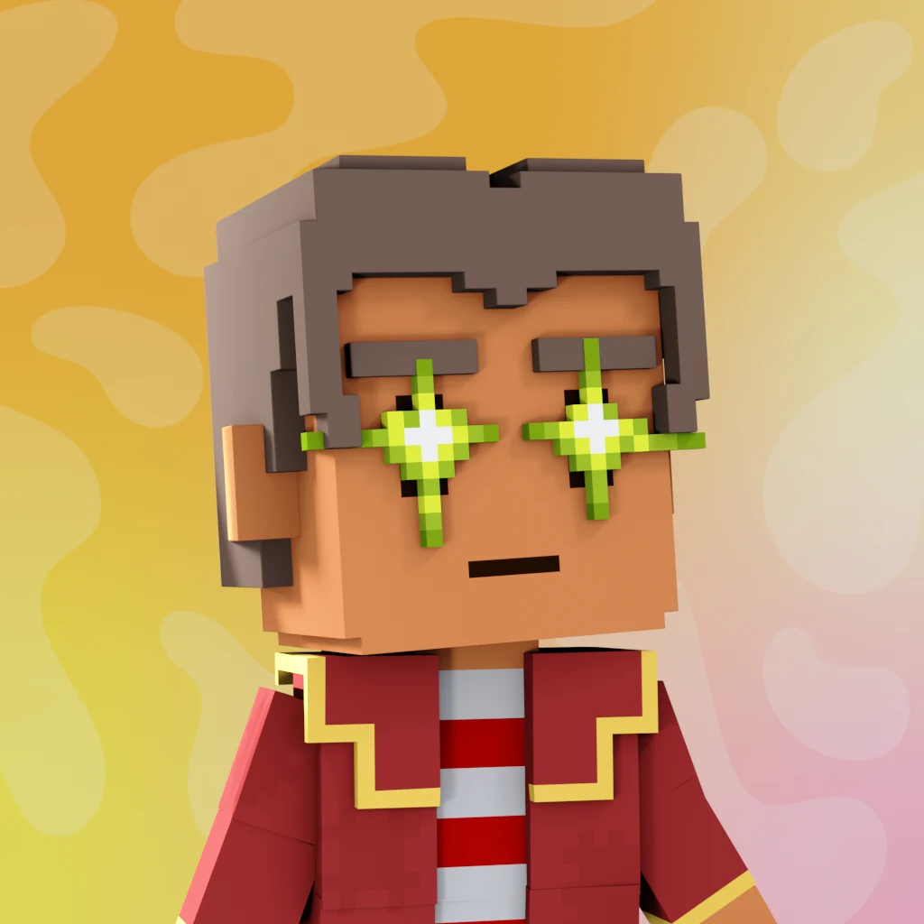 Pirate #8604 voxel render