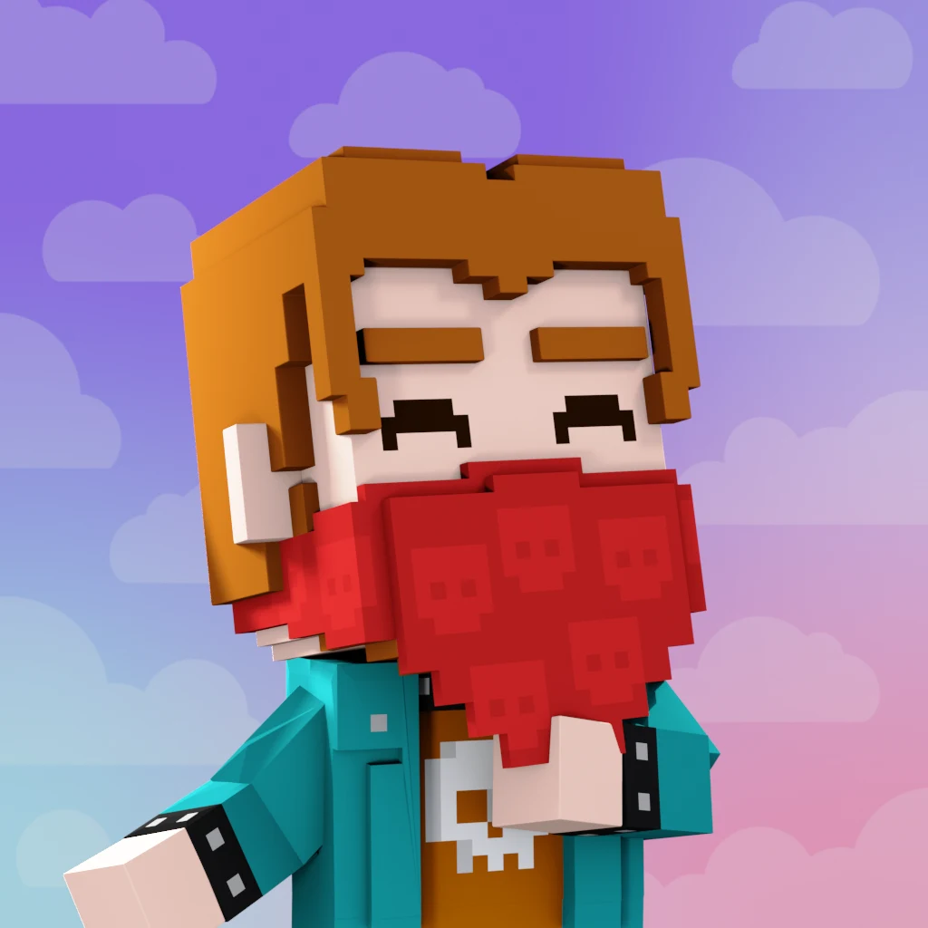 Pirate #8606 voxel render