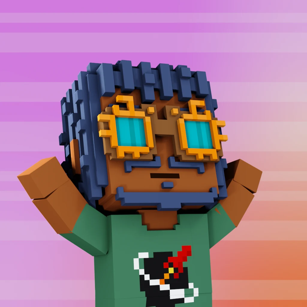 Pirate #861 voxel render