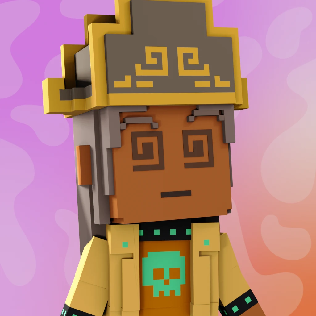 Pirate #8613 voxel render