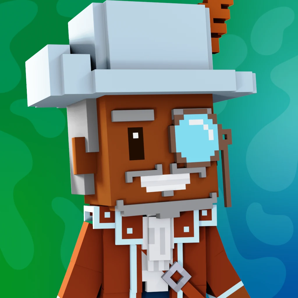 Pirate #8617 voxel render