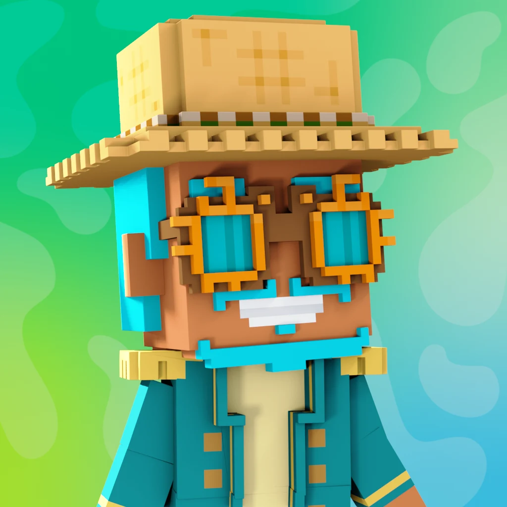 Pirate #8618 voxel render