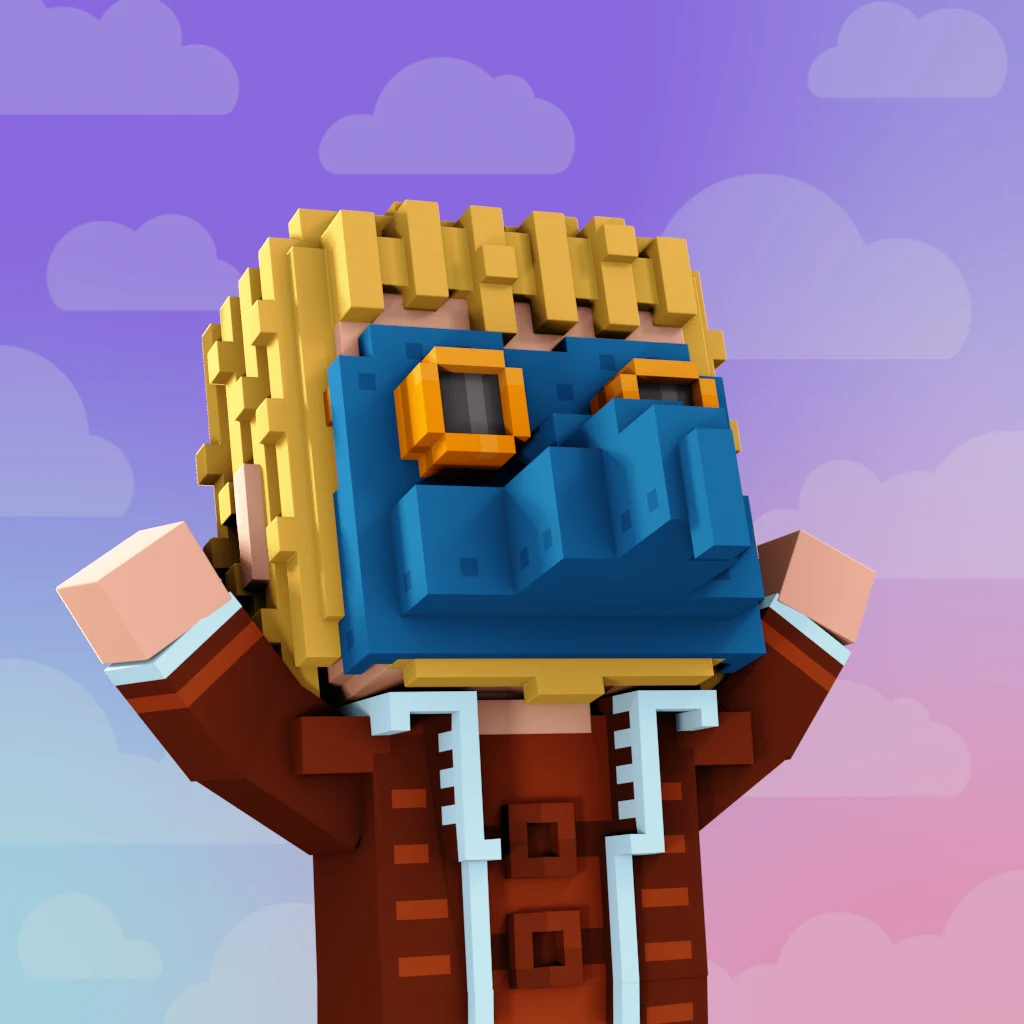 Pirate #862 voxel render