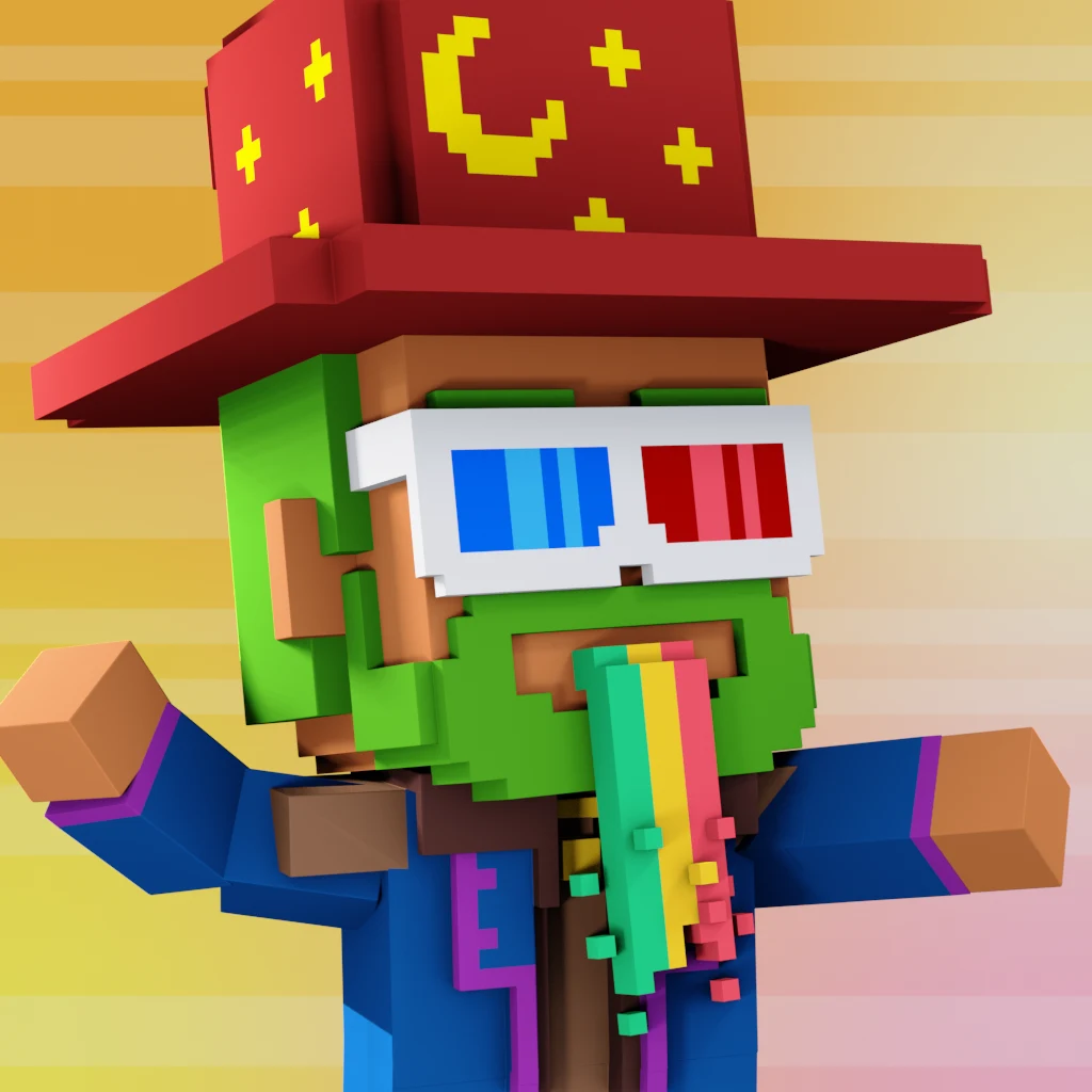 Pirate #8621 voxel render
