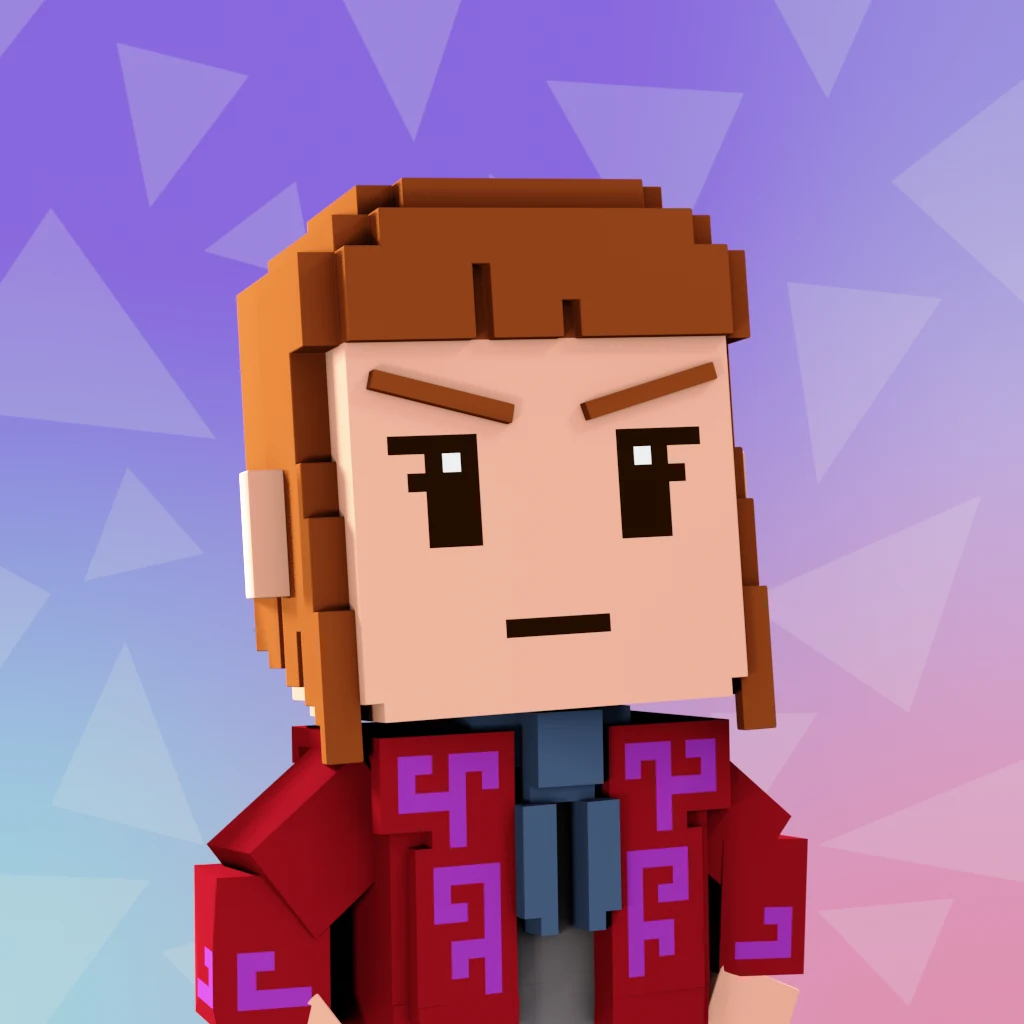 Pirate #8622 voxel render