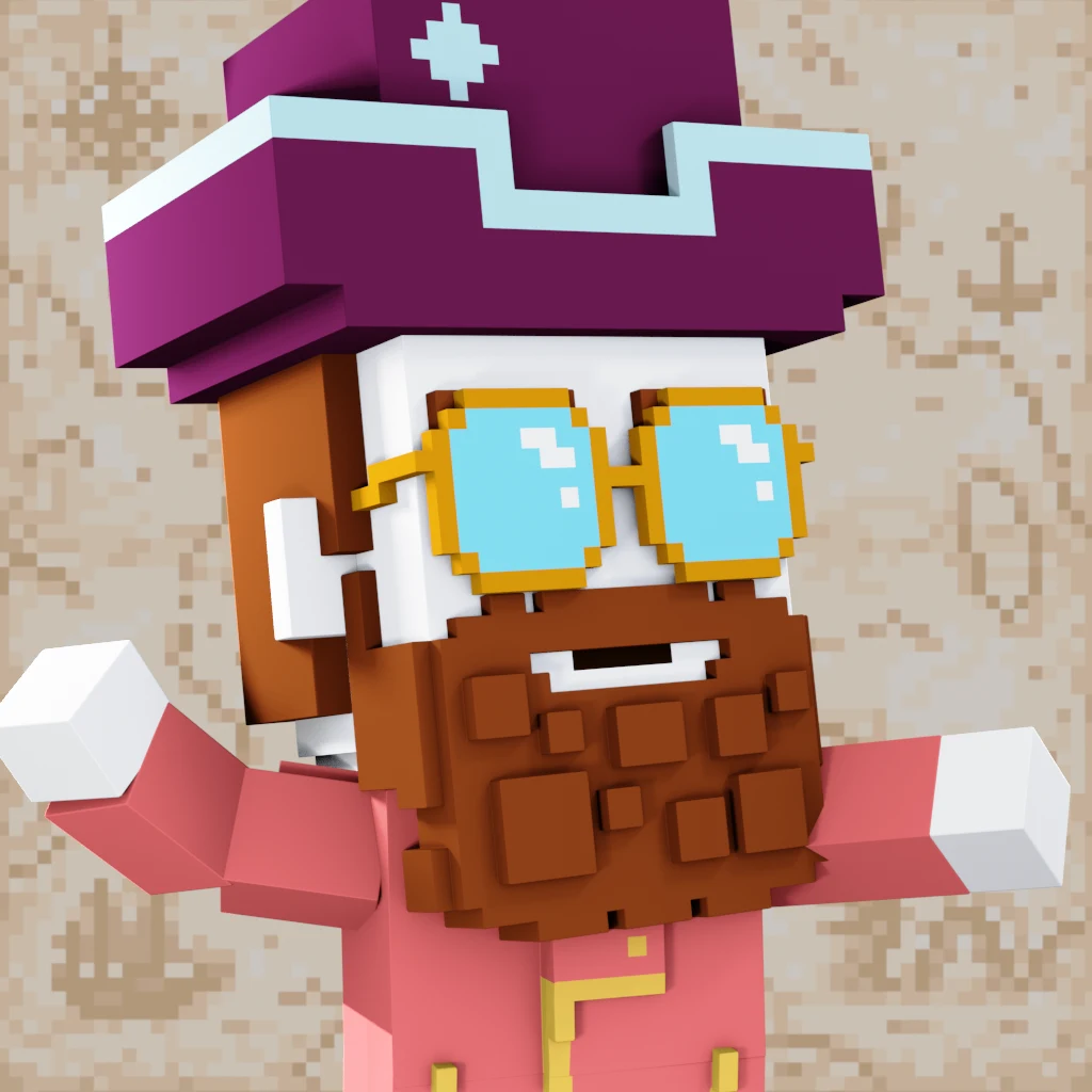 Pirate #8623 voxel render