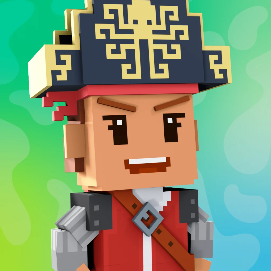 Pirate #8624 voxel render