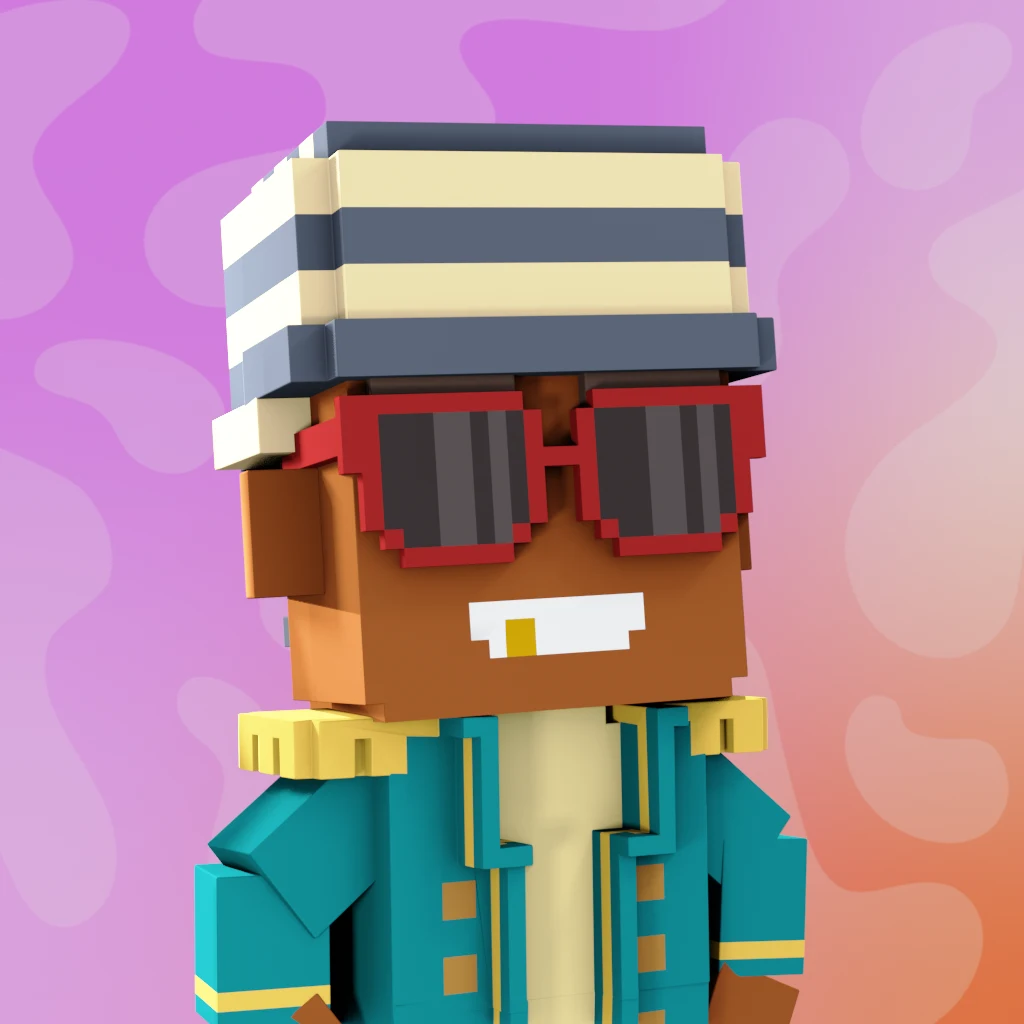 Pirate #8625 voxel render