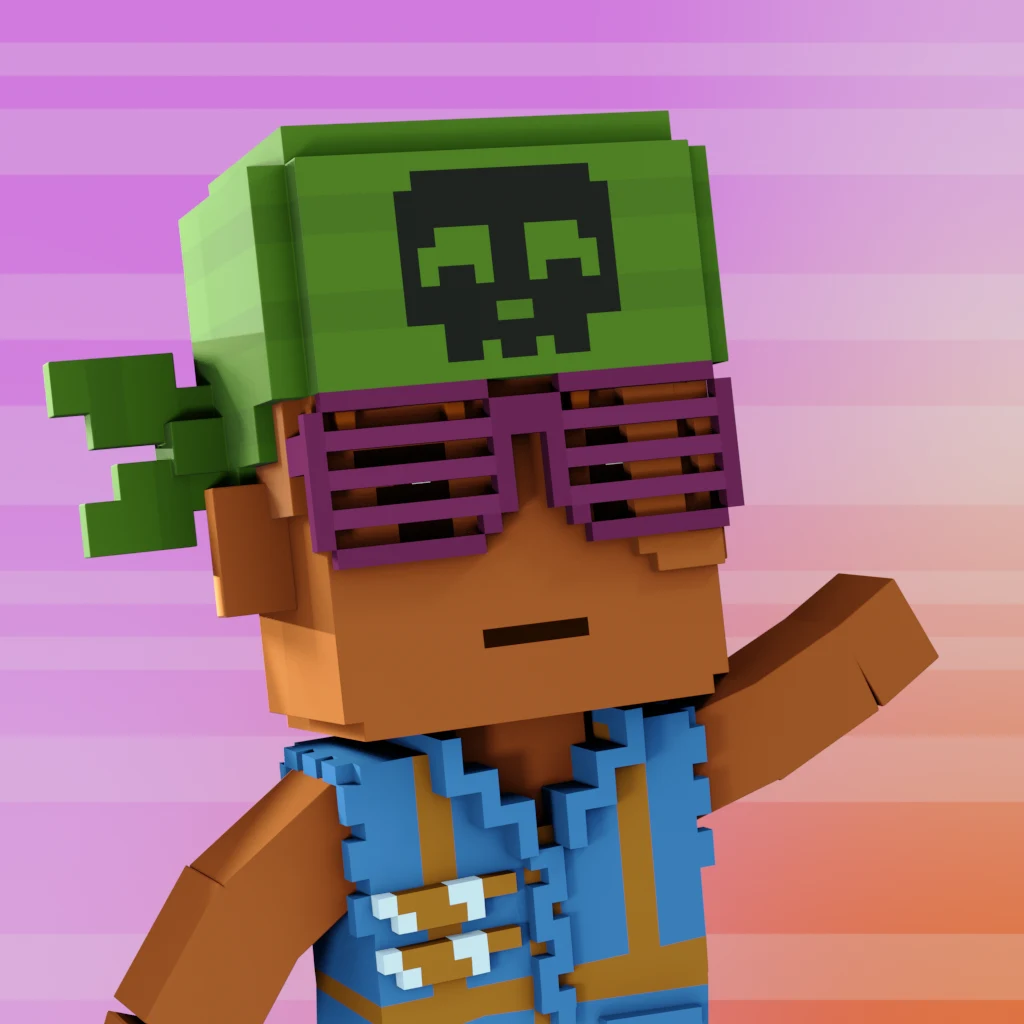 Pirate #8628 voxel render