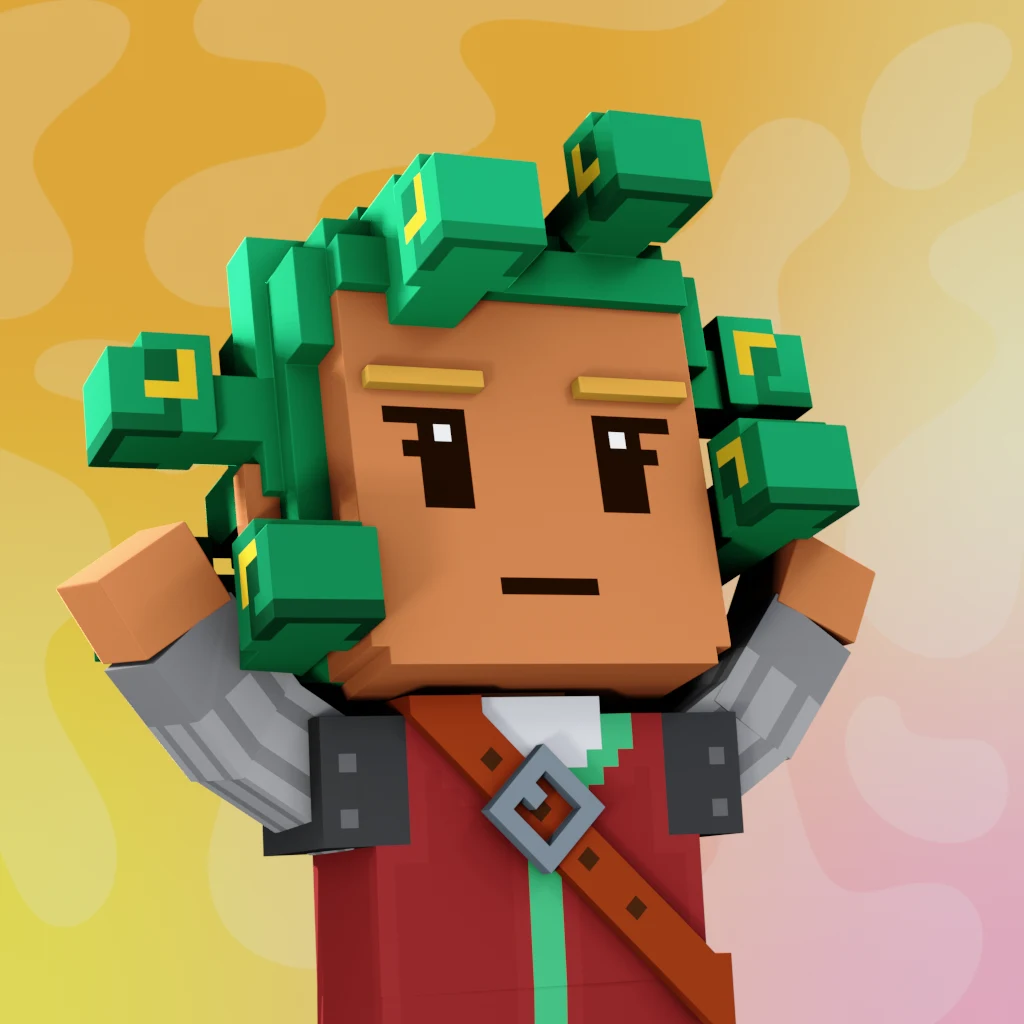 Pirate #863 voxel render