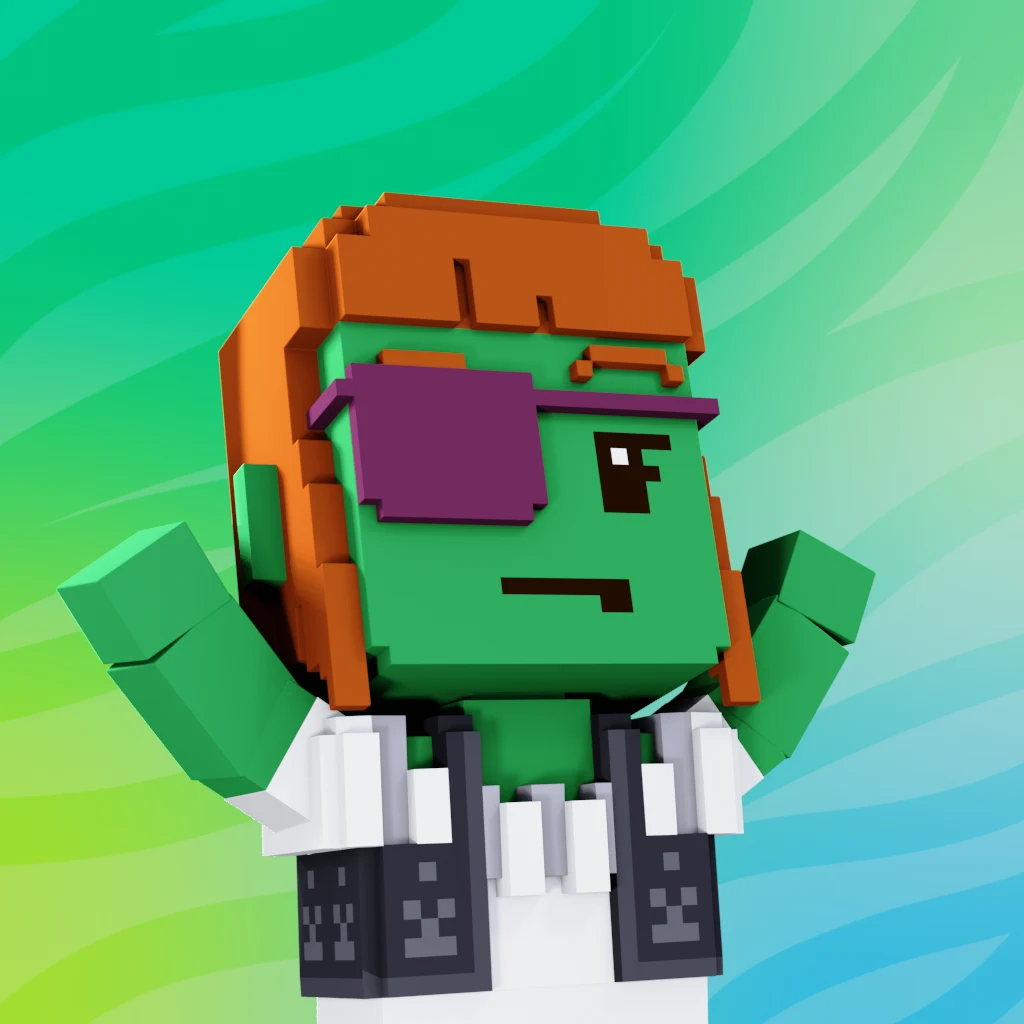 Pirate #8630 voxel render