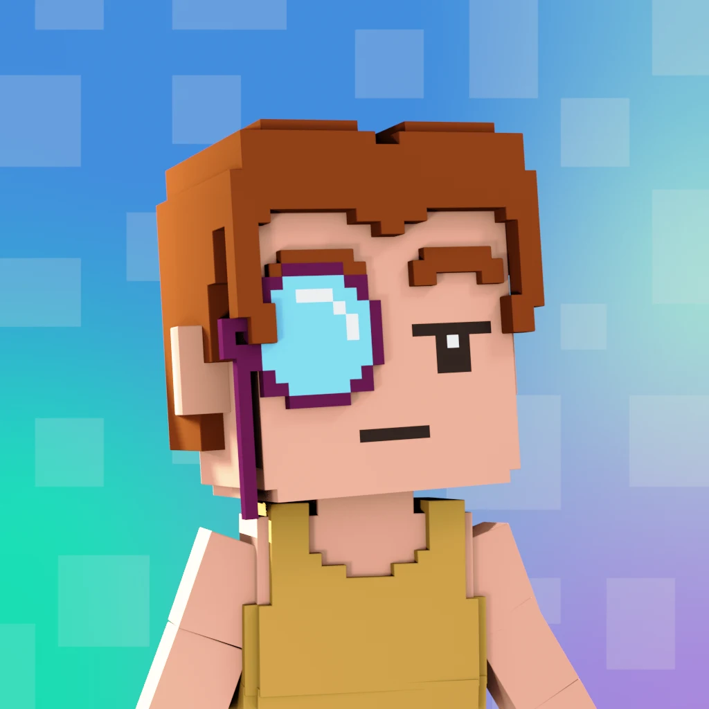 Pirate #8633 voxel render