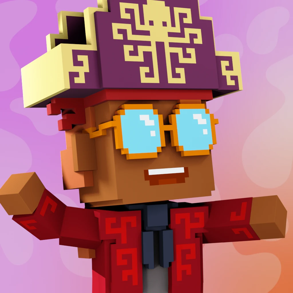 Pirate #8634 voxel render
