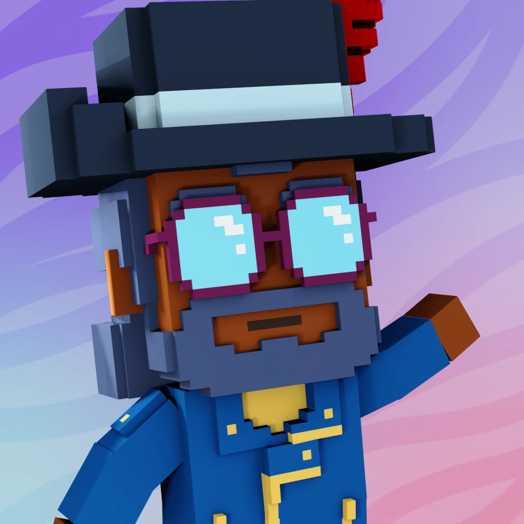 Pirate #8636 voxel render