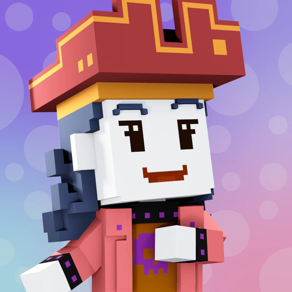 Pirate #8637 voxel render
