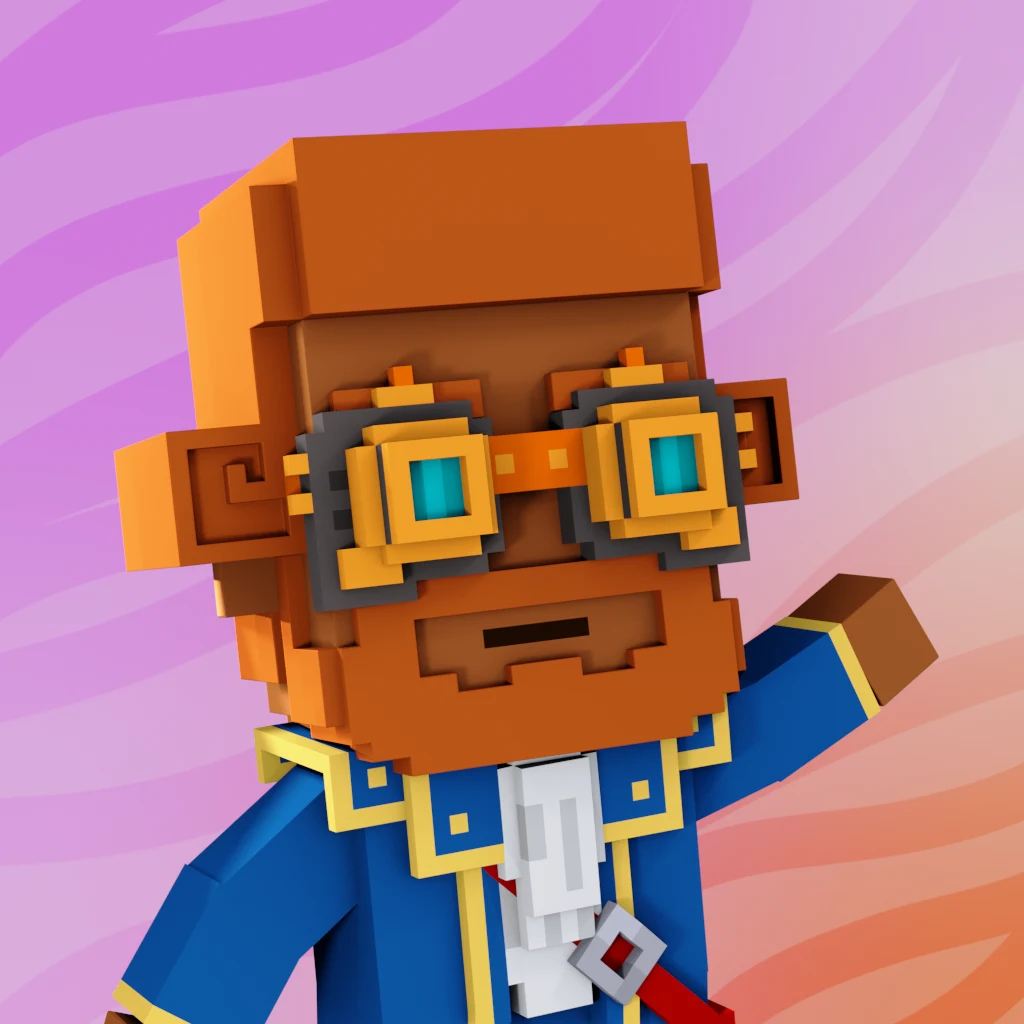 Pirate #8639 voxel render