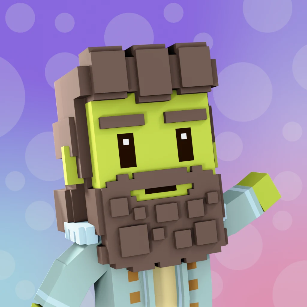 Pirate #864 voxel render