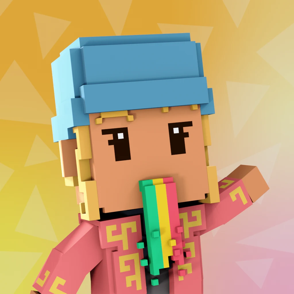 Pirate #8640 voxel render