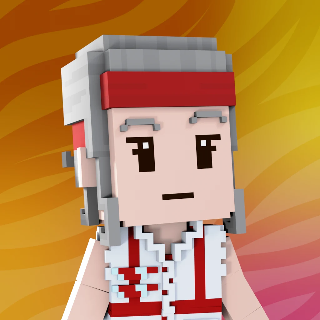 Pirate #8642 voxel render