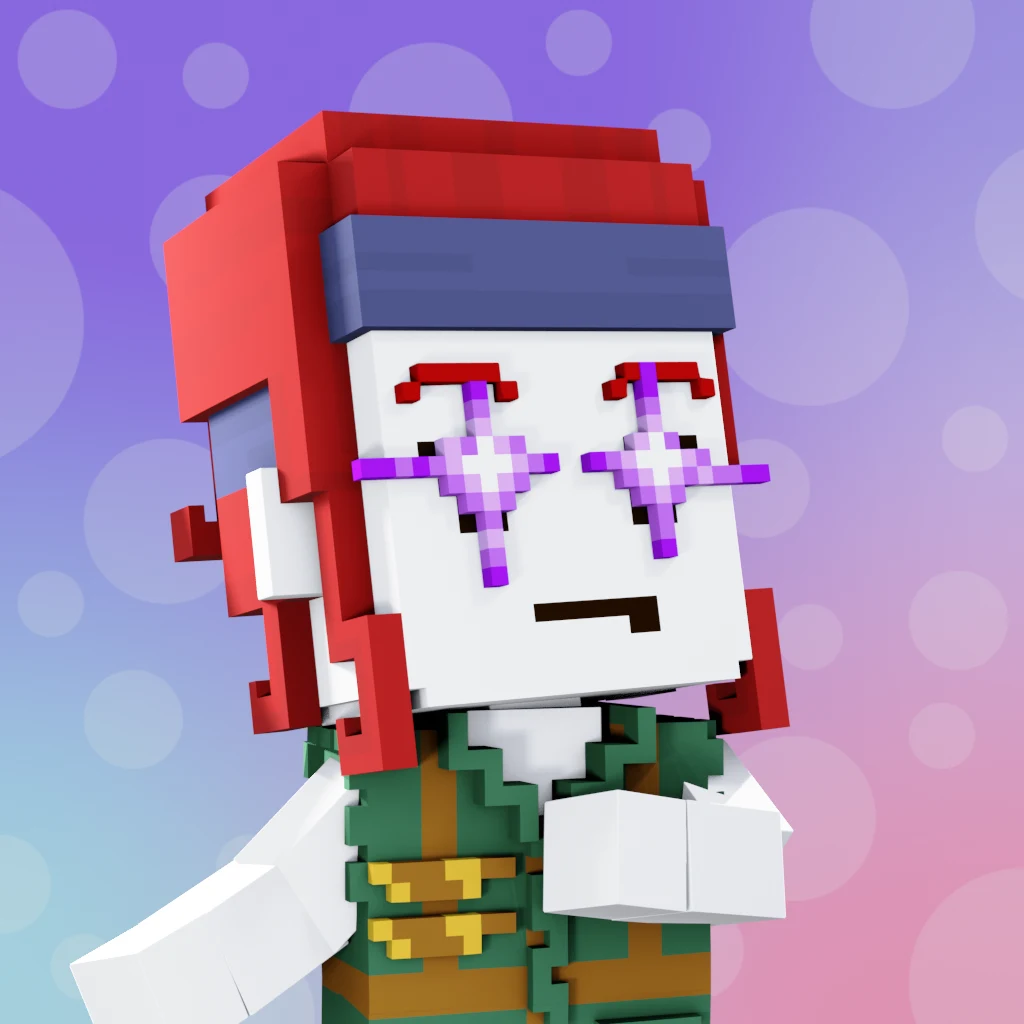 Pirate #8643 voxel render
