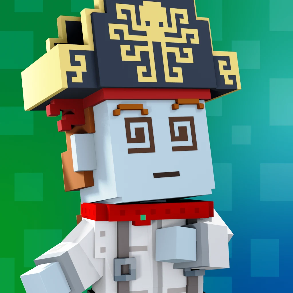 Pirate #8645 voxel render